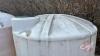 Approx 1250-gal white poly tank (B) - 3