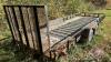 2005 Easy Haul 20&rsquo; x 76&rdquo; t/a flat deck utility trailer, VIN: 2SPBESB165N030992, Owner: R N Jordan, Seller: Fraser Auction ________________________________ - 8