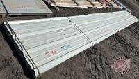 Approx 12 pcs of 46&rdquo; + Approx 6 pcs of 25' tin, Color: Bone white, F36 We are NOT RESPONSIBLE for errors in descriptions