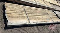 Lift of (24) 2" x 4" x 10' spruce lumber, F43