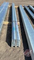 (54) 18' 3/4" of 2" Hat bar, F36 We are NOT RESPONSIBLE for errors in descriptions