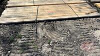 Lift of (16) 1" x 6" x 12' spruce lumber, F43
