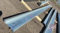 (9) 11 1/2" x 3" x 29' Z channel, F36 We are NOT RESPONSIBLE for errors in descriptions