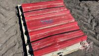 Approx 76 pcs of 34&rdquo; tin, Color: Red, F36 We are NOT RESPONSIBLE for errors in descriptions