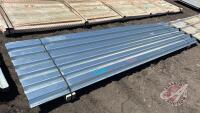 Approx 9 pcs of 144&rdquo; Galvanized 22 gauge Elite rib tin, F36 We are NOT RESPONSIBLE for errors in descriptions