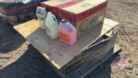 Pallet of misc metal polish & assorted, F51
