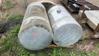 (2) Aluminum truck fuel tanks, F125