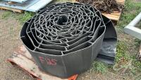 16" x approx 110' roll of cleated belting, F125