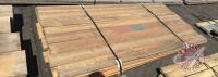Lift of (40) 1" x 6" x 8' spruce lumber, F43