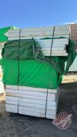 pallet of 2" and 2 1/2" Styrofoam insulation sheets approx 4'x4' (A), F252