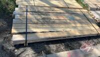 Lift of (24) 2" x 6" x 8' spruce lumber, F43
