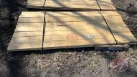 Lift of (16) 2" x 6" x 8' spruce lumber, F43