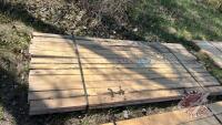Lift of (24) 2" x 4" x 8' spruce lumber, F43