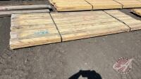 Lift of (24) 2" x 4" x 10' spruce lumber, F43