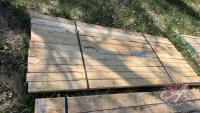 Lift of (24) 2" x 4" x 8' spruce lumber, F43