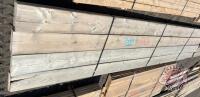 Lift of (8) 2" x 10" x 16' spruce lumber, F43