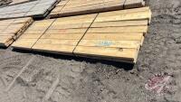 Lift of (14) 2" x 6" x 10' spruce lumber, F43