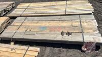Lift of (12) 2" x 10" x 8' spruce lumber, F43