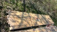 Lift of (18) 2" x 4" x 12' spruce lumber, F43