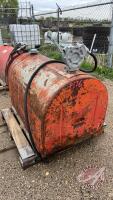 John Wood skid tank w/ push pull pump (used for dsl), F176