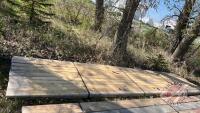 Lift of (24) 2" x 4" x 16' spruce lumber, F43