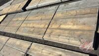 Lift of (8) 2" x 12" x 16' spruce lumber, F43