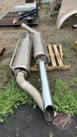 (2) truck exhaust stacks (B), F125