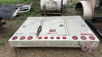 Ace behind cab aluminum storage bar, F125