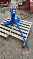 3pt trailer mover single prong bale spear combo, F156
