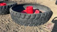 Industrial tire water trough with OTR poly center and stand pipe (E), F185