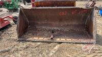 80" loader mount bucket (B), F233