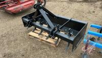6' 3pt boxblade scraper w/ scarifiers, F90