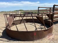 Skirted haysaver rnd bale feeder, F52