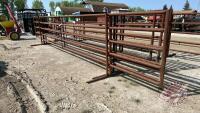 30' Freestanding Windbreak combo panel, F40