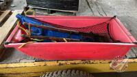 Poly Calf sleigh, Dehorners, Cal puller, Pulling chains, F44