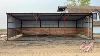 30' x 14' livestock shelter, F185