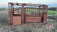Hi Qual squeeze chute w/ palp cage, F210
