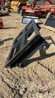 3 prong loader mount bale fork frame (no forks), F185