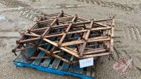 5 sections of diamond harrows, F144