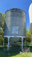Approx 2300bus Metal Industries bin on Westeel hopper cone, Bin #4, F249 Call Randy (204) 365-7024