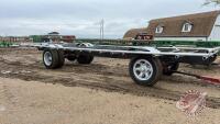 27' 14 bale school bus conversion trailer, F96