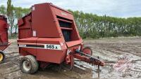 Hesston 565A rnd baler, S/N 00991, F154 **Monitor - Shed**