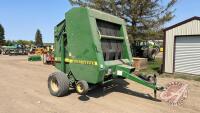 JD 566 rnd baler, S/N 129506, F253 **Monitor + Manual - Shed**
