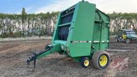 JD 535 rnd baler, S/N 987918, F221 **Monitor + Manual - Shed**