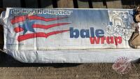 Roll of Up North Plastics bale wrap, F237