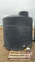 1750 gal black poly tank, (A), F81