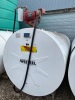 1000-gas Westeel single wall fuel tank w/Fil-Rite FR700V pump  - 2