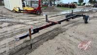 2 wheel shop built header transport, F113