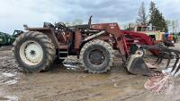 Hesston 90.90 MFWD tractor, S/N 242735, F169 **Key + Manual - Office**
