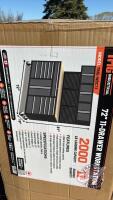 TMG StanForge-WBC73 Pro Series 72&rdquo; 11-Drawer Workstation Cabinet Combo with Pegboard, F35